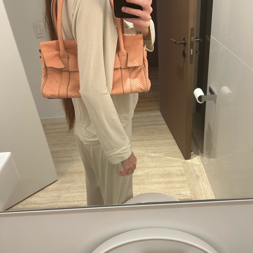 Mulberry Coral python east west Bayswater comes as is - Picture 5 of 6